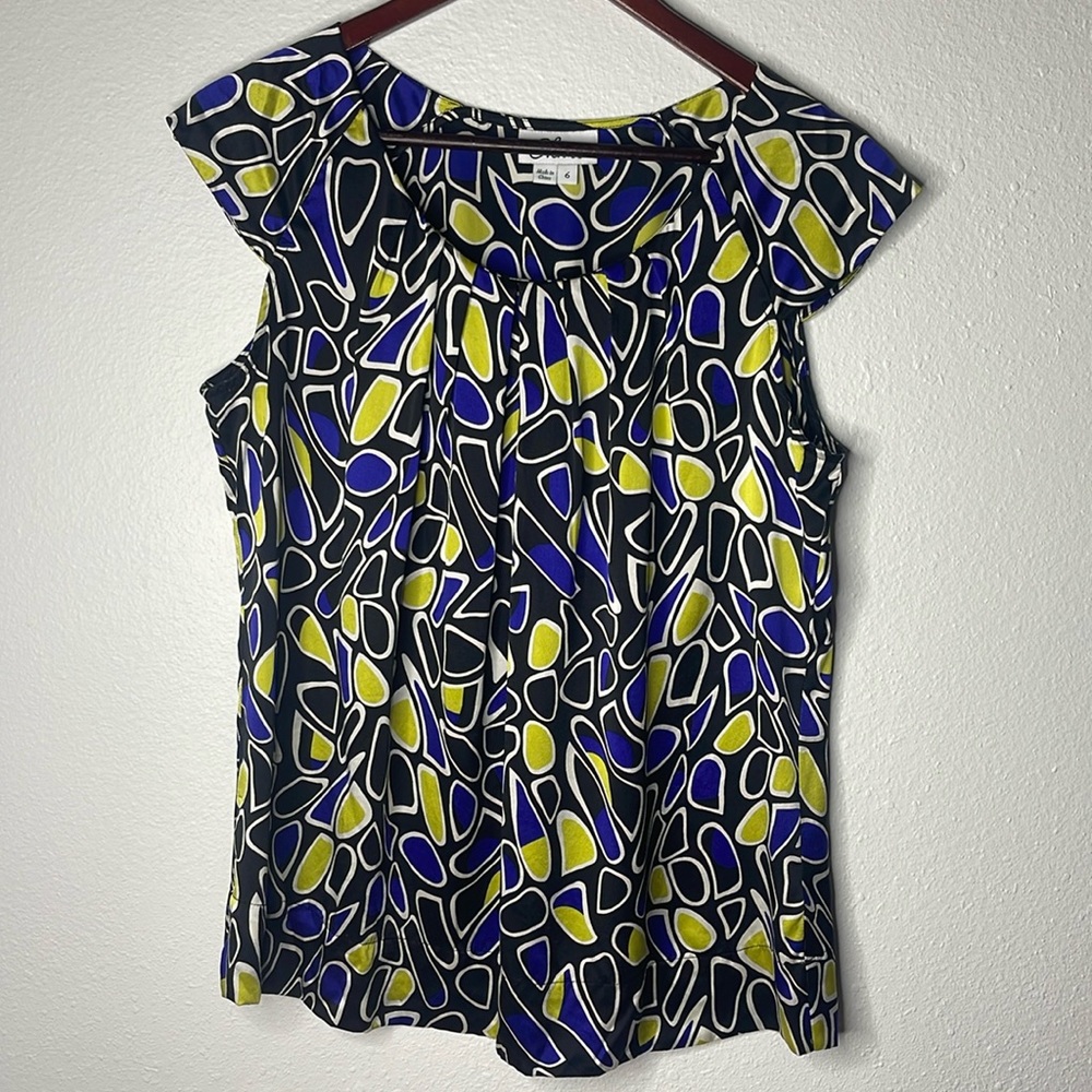 Womens Chaus 100% Silk Blouse Size 6